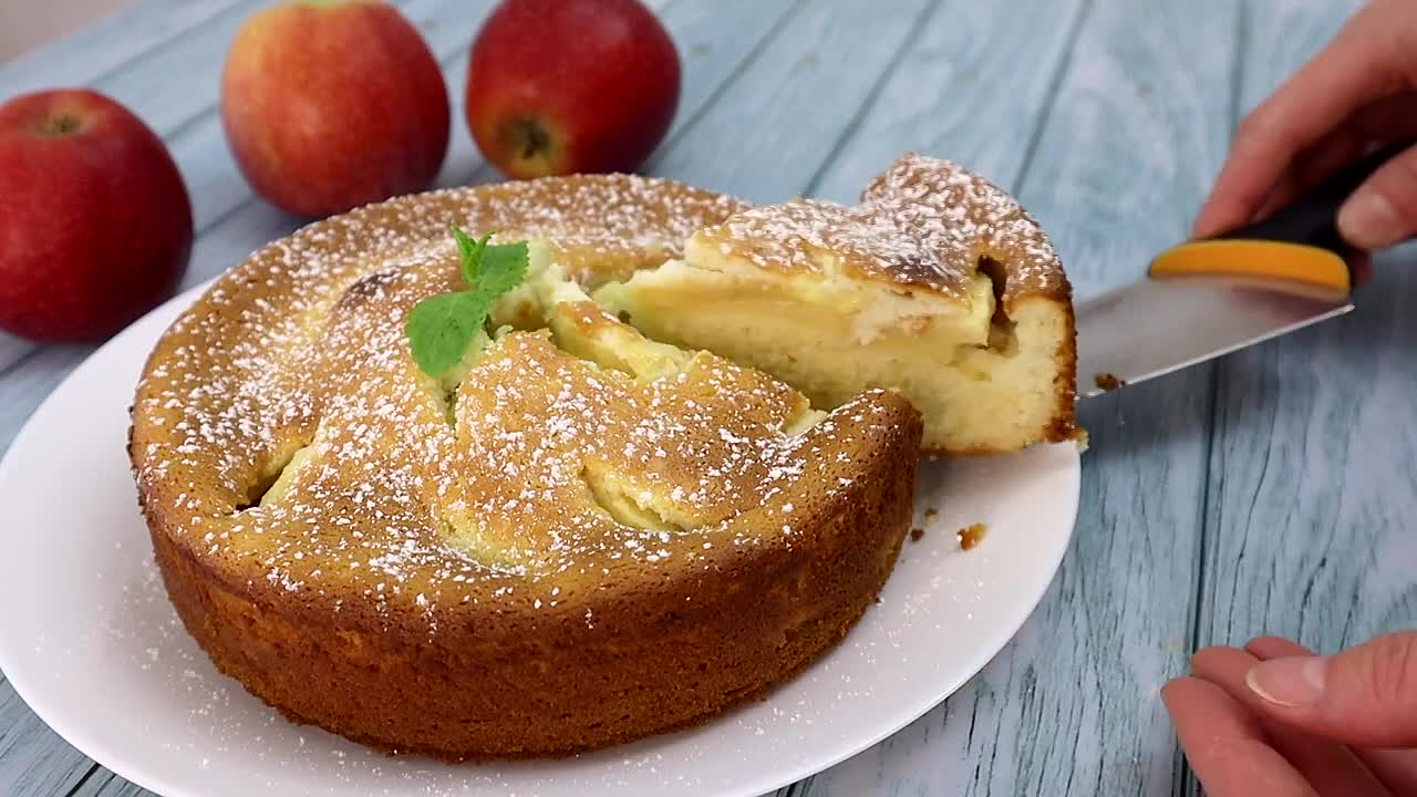 Рецепты с яблоками без яиц