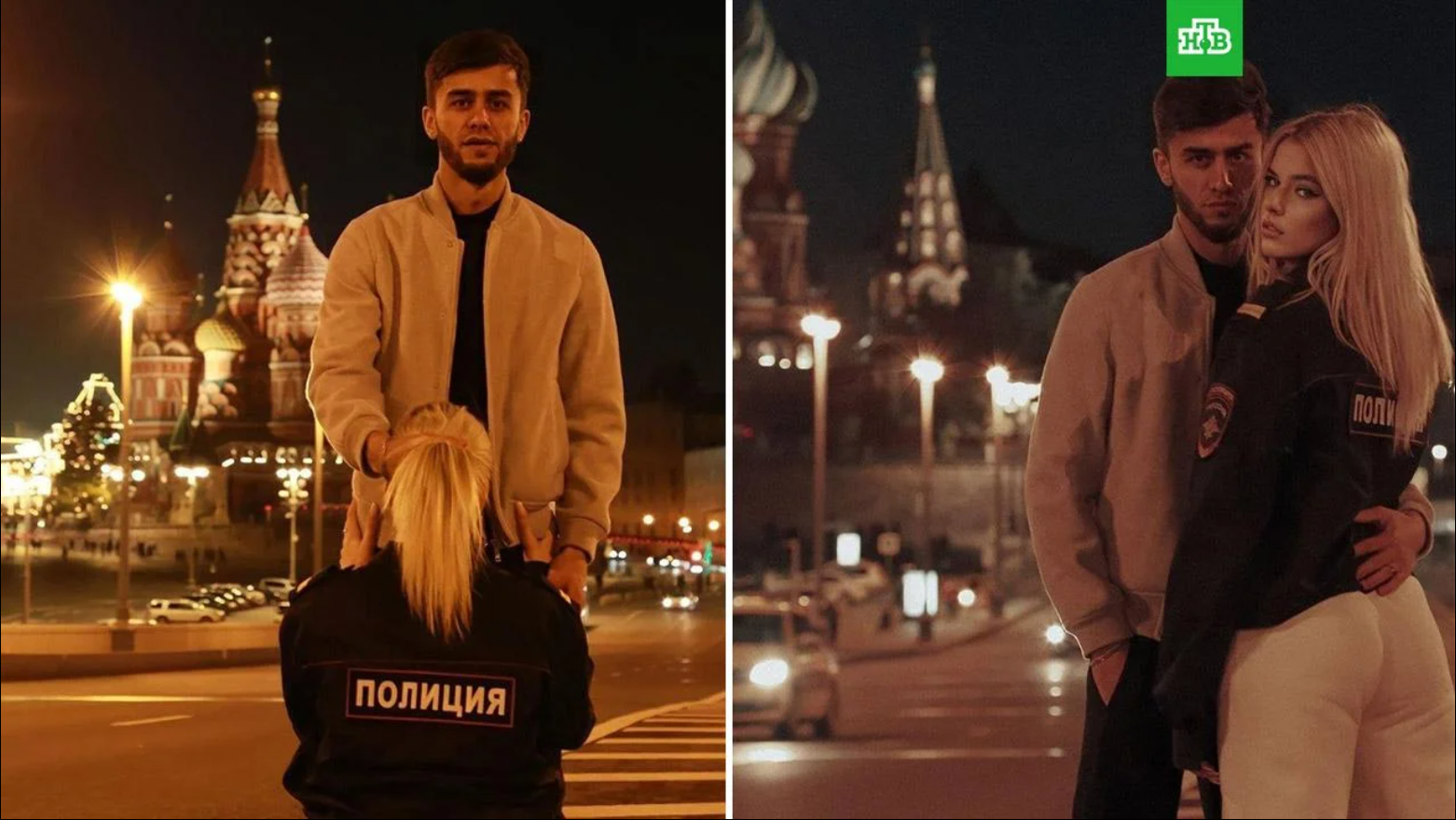 Блогер Ася Акимова, устроившая скандальную фотосессию с Русланом Бобиевым, на фоне храма в Москве (13 фото)